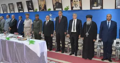 رئيس جامعة المنيا يقدم التهنئة لكنائس المنيا بمناسبة عيد القيامة (صور)