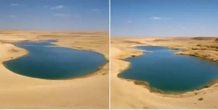  ظهور مفاجئ لبحيرة البهنسا.. رد رسمي من محافظة المنيا 