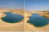 ظهور مفاجئ لبحيرة البهنسا.. رد رسمي من محافظة المنيا