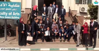 رؤساء اتحادات الجامعات يتجولون في حرم جامعة القاهرة