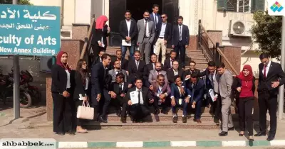 رؤساء اتحادات الجامعات يتجولون في حرم جامعة القاهرة