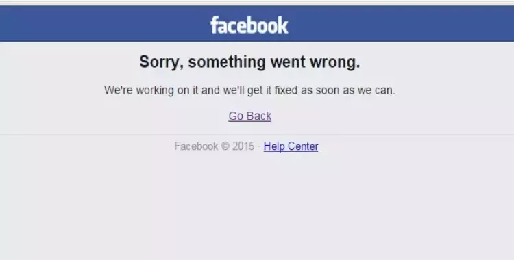  عطل جديد بـ«فيس بوك» 