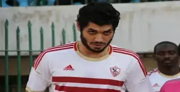 طرد علي جبر في بداية مباراة الزمالك والنجم الساحلي