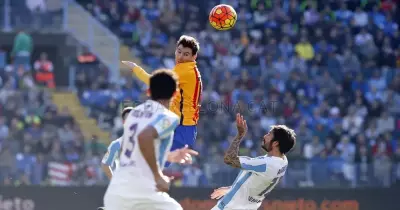 ملخص مباراة برشلونة ومالاجا (صور وفيديو)