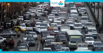 شلل مروري تام أعلى كوبري الجيزة بسبب اعمال الصيانة