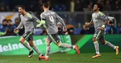ريال المدريد يهزم روما (2-0) في قلب إيطاليا