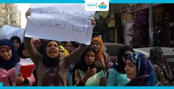 مظاهرة لطلاب المعهد الصحي بـ«الإسماعيلية»