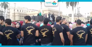 استعدادات جامعة القاهرة لحفل محمد منير (صور)