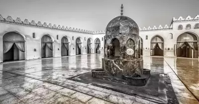 جمال العمارة الإسلامية بكلية البنات عين شمس (صور)