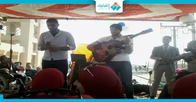 حفل فني لطلاب «آداب حلوان» (صور)