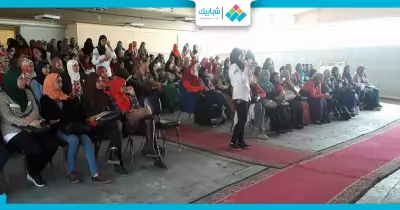 صور| «super woman» بكلية البنات جامعة عين شمس