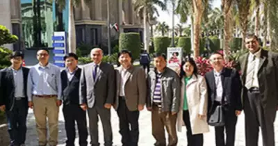 وفد من جامعة «هوازنج» الصينية يزور جامعة بنها