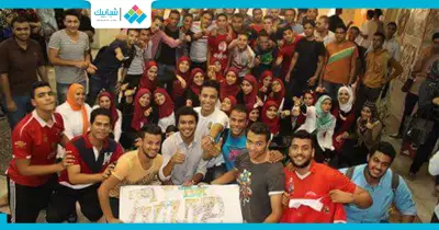 صور| مهرجان الأسر الطلابية بـ«تجارة حلوان»