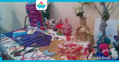 فاعليات معرض الأشغال اليدوية بـ«بنات عين شمس» (صور)