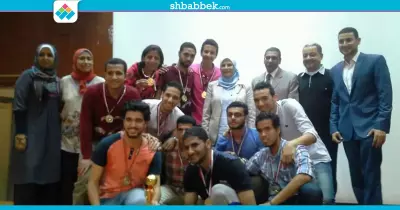صور| تكريم الطلاب الفائزين في المسابقات الرياضية بـ«بيطري القاهرة»