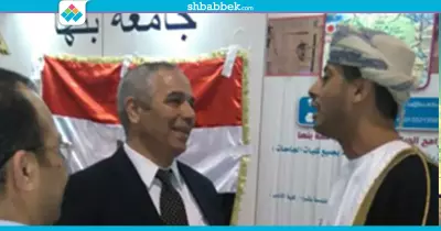 وزير الرياضة العماني يفتتح جناح جامعة بنها بمعرض عمان للتعليم العالي