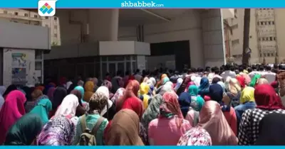 صور| مسيرة طلابية بجامعة الإسكندرية للتضامن مع حلب