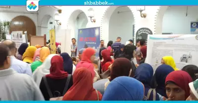 إقبال كبير على الملتقى التوظيفي بـ«علوم القاهرة»