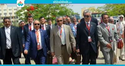صور| بدء ملتقى تبادل طلاب الجامعات العربية في الفيوم بالسلام الجمهوري