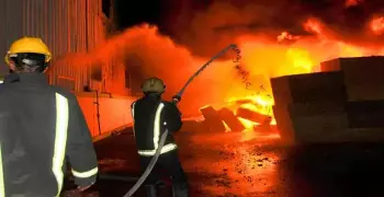حريق في مبنى محافظة القاهرة