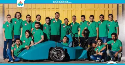 صور| طلاب بـ«هندسة المنصورة» ينافسون عالميا بصناعة سيارة «فورميلا»