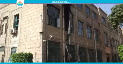 حريق في معهد الليزر بجامعة القاهرة