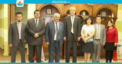صور| وفد من «خبي» الصينية يزور جامعة طنطا لتعزيز التبادل الطلابي