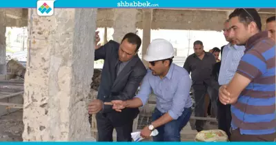رئيس جامعة دمنهور يتفقد أعمال الإنشاء بالمعامل المركزية