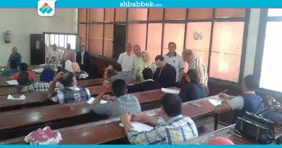 صور| رئيس جامعة بوسعيد يتفقد لجان امتحانات التعليم المفتوح