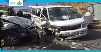 مصرع وإصابة 20 شخص في حادث تصادم أعلى الدائري