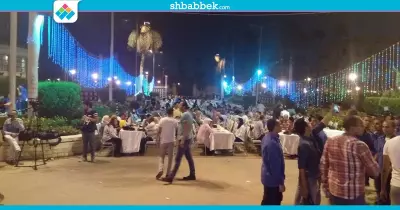 الاستعانة بطلاب التربية العسكرية لتنظيم «سحور» جامعة القاهرة (صور)