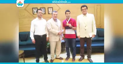 طالب بجامعة بنها يحصد المركز الأول في بطولة العالم للكونغ فو