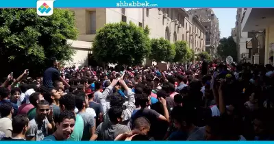 5 مشاهد من احتجاجات طلاب الثانوية.. مطالبهم لا تتضمن وقف التسريبات