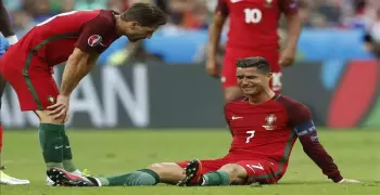 فيديو| الإصابة تقضي على حلم رونالدو بنهائي اليورو