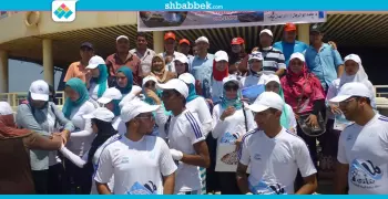 علوم بورسعيد تشارك بحملة «حلوة يا بلدي» |صور