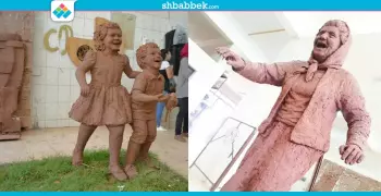 النحت صنعه.. راندا تعبر عن حلمها في مشروع تخرج بجامعة المنيا (صور)