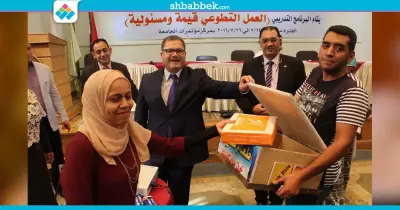 جامعة بني سويف تنظم دورة مجانية للتدريب على العمل التطوعي
