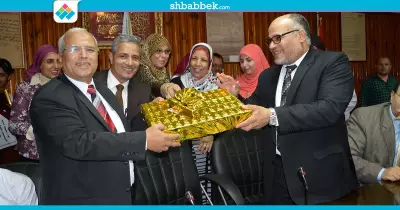 صور| تكريم الأمين العام لجامعة الأزهر لبلوغه سن المعاش