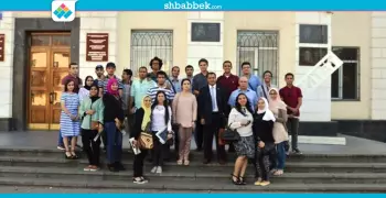 رئيس جامعة داغستان يلتقى بطلاب أسيوط (صور)