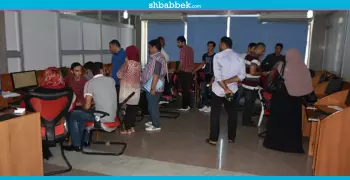 استمرار تسجيل رغبات طلاب الثانوية العامة بمعامل جامعة السادات