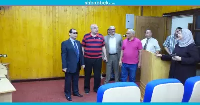 رئيس جامعة بورسعيد يفتتح قاعة المؤتمرات بكلية العلوم