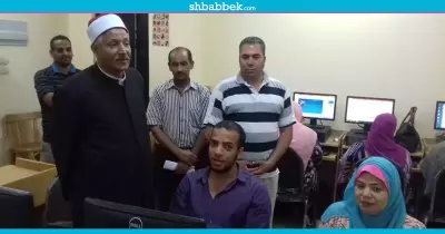 صور| دورات تدريبية لمدرسي الأزهر في استخدام الحاسب الآلي