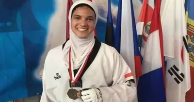 هداية ملاك تتوج ببرونزية التايكوندو في دورة الألعاب العسكرية بالصين