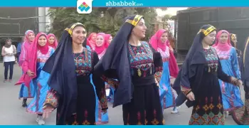 صور| عروض «بدوية» لطالبات العريش بكرنفال أسبوع فتيات الجامعات