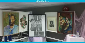 صور| معارض فنية وتشكيلية بأسبوع فتيات الجامعات