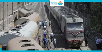 قتلى وجرحى جراء انقلاب 3 عربات من قطار في العياط