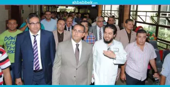 جامعة المنصورة تتابع برتوكول مستشفى الأطفال الجديد (صور)