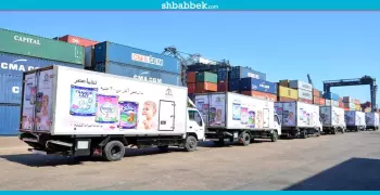 بالصور.. « ألبان الجيش» تصل الدخيلة بشعار «تحيا مصر»