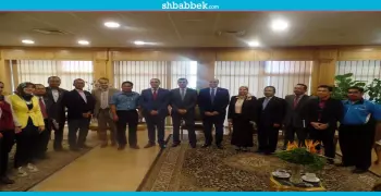 صور| جامعة المنصورة تستقبل الوفد الماليزي للتعليم العالي