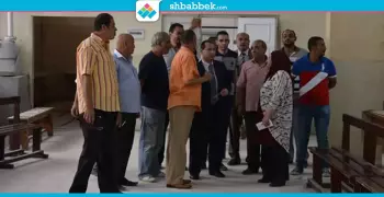 صور| رئيس جامعة بورسعيد يشدد على نظافة مدن الطالبات